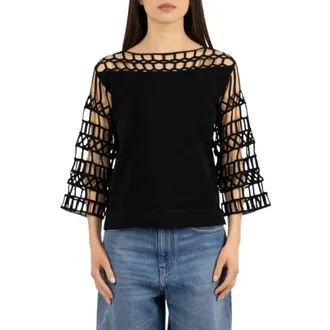 LuckyLu Mujer, Blusas y Camisas, Negro, Talla: M