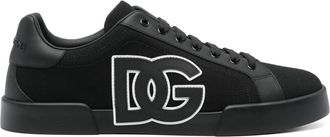 Dolce & Gabbana Sneakers con applicazione logo - Nero