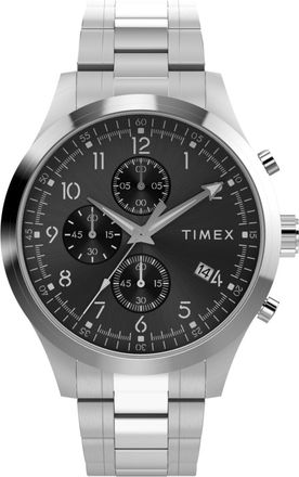 Timex Trend Heren Zilveren Horloge TW2Y01400