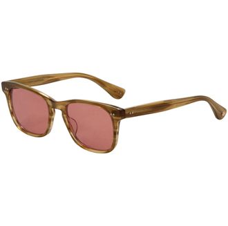 Garrett Leight Womens 51 mm Brown Sunglasses