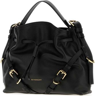 Givenchy Womens Black Leather Small Voyou Bucket Bag Borse A Secchiello