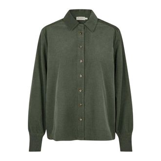 Masai Overhemden, Dames, Groen, XL, Lange Mouw Shirt