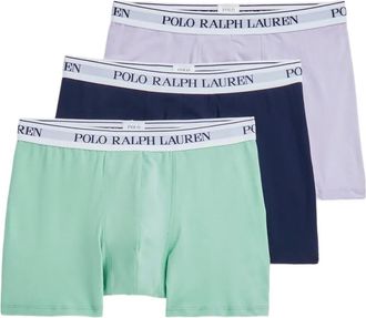 Polo Ralph Lauren Set 3 boxer con banda logata - Bianco