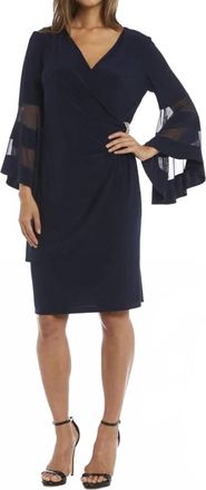 R & M Richards Mother Of The Bride Short Dress In Navy
