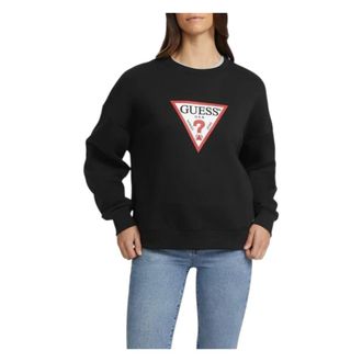 Guess Hoodies & sweatvesten, Dames, Zwart, XL, Katoen, Sweatshirt