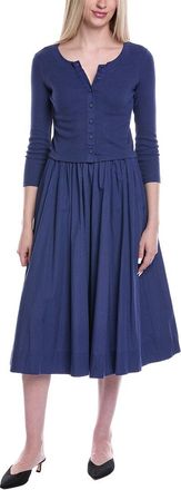 Free People 2Pc Perfect Tones Top & Skirt Set