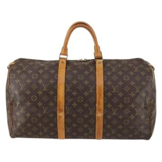 Louis Vuitton Pre-owned Weekend Bags, unisex, Brown, Size: ONE SIZE Pre-owned Weekend Bag