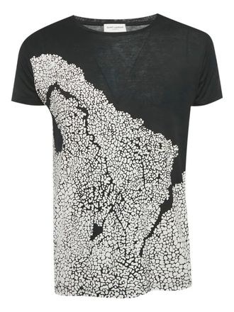 Saint Laurent printed T-shirt - Black