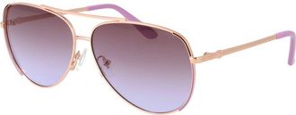 Guess Roze Gouden Metalen Zonnebril
