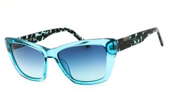 DKNY DK554S 430 Crystal Turquoise/Blue Gradient