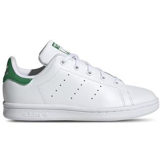 adidas Boys adidas Originals Stan Smith - Preschool Tennis Shoes Green/White/White Size 10.5