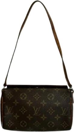 Louis Vuitton Pre-owned Vintage Schoudertas - Dames - Vintage Schoudertas - Bruin - ONE Size - Leer - Vintage
