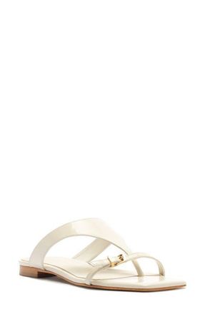 Schutz Tana Flat Flip-Flop in Sugar White at Nordstrom, Size 9.5