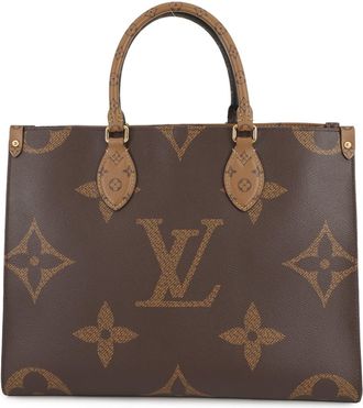 Louis Vuitton Monogram Reverse Red Color Monogram Reverse Handbag Shoulder Bag Tote Bag (Pre-Owned)