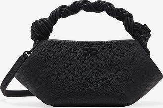 Ganni Black Grained Mini Bou Bag