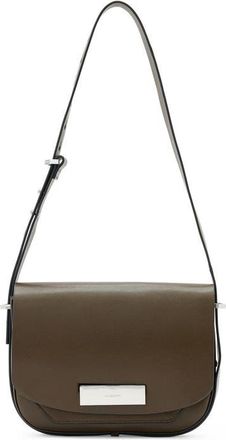 AllSaints Etta Leather Shoulder Bag in Fango Brown- Glazed at Nordstrom