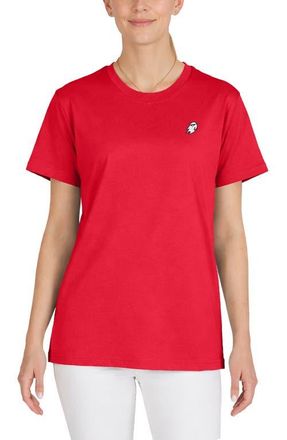 Dalix Womens Ghost Mode Jersey Relaxed Tee in Red at Nordstrom, Size Small
