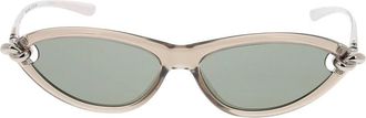 Bottega Veneta Zonnebrillen - unisex - Zonnebrillen - Grijs - ONE Size - Accessoires