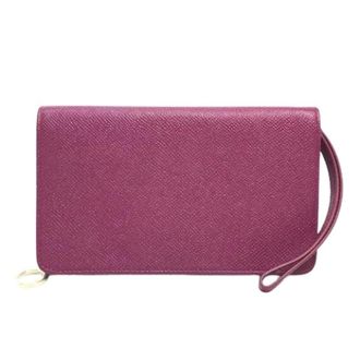Bulgari Pre-owned Bi-fold Wallet - Dames - Vintage Clutch - Roze - ONE Size - Leer - Vintage