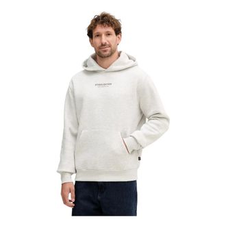 Alpha Industries Felpa con cappuccio con stampa sul retro edizione Studio - - Sweatshirts & Hoodies - Uomo - Grigio - S