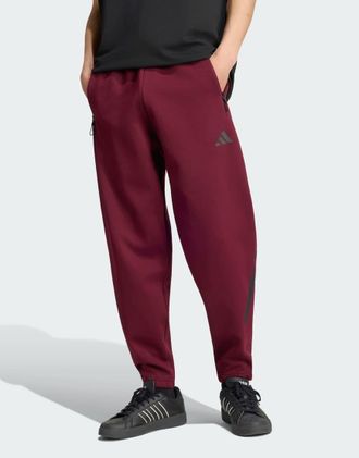 adidas adidas Performance - Z.N.E. - Pantaloni color granata-Rosso