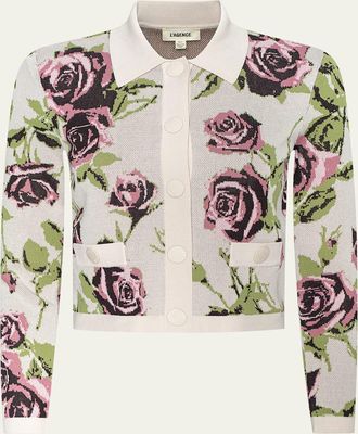 L'agence Western Toile Osiris Jacquard Cardigan