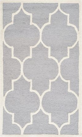 Safavieh Alfombra Lana Grigio/Neutrale 91 X 152 cm