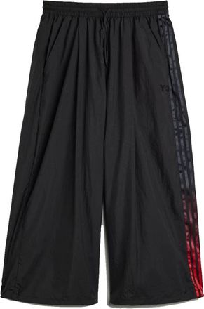 Yohji Yamamoto Wide Nylon Track Pants - Heren - Sweatpants - Zwart - M - Nylon - Broeken