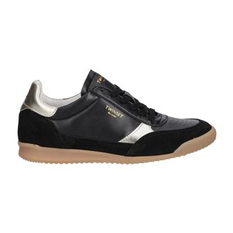 Twinset Dames, Schoenen, Zwart, Maat: 41 EU Leer