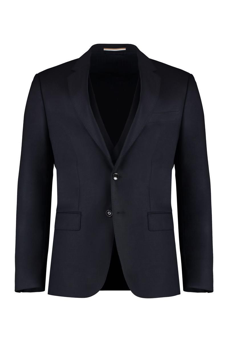 Hugo boss navy blazer best sale