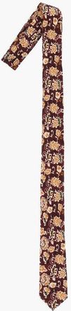 Corneliani CC COLLECTION Floral Patterned Wool Tie size Unica