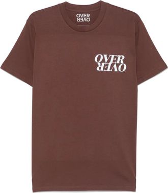OVER OVER cotton T-shirt - men - Cotton - L - Brown