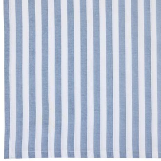 Ballard Designs Classic Stripe Bedskirt - Cornflower, Queen - Ballard Designs