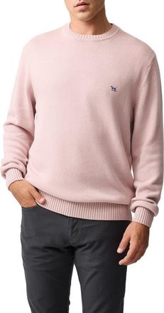 Rodd & Gunn Crewneck Cotton Sweater in Magnolia at Nordstrom, Size Large