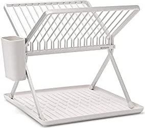 Brabantia Escurreplatos Brabantia Plegable Blanco Capacidad 13 Platos