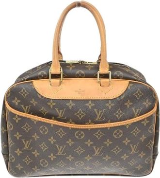Louis Vuitton Pre-owned Handbags, female, Brown, Size: ONE SIZE Pre-owned Deauville Handbag
