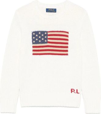Polo Ralph Lauren Kids Sweatshirts, male, White, 6 Y, White Sweatshirt Aw25 Stylish Comfort