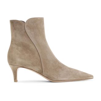 Gianvito Rossi Heeled Boots, female, Brown, Size: 8 1/2 US Levy 55 Ankle Boots