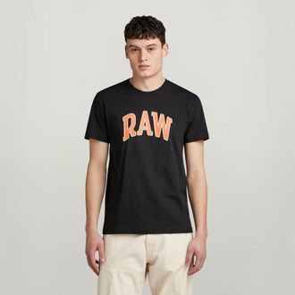 G-Star Puff RAW Graphic T-Shirt - Zwart - Heren