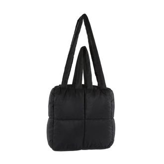 Generic Lightweight Puffer Tote Bag for Women. Quilted Shoulder Bag with Zip Closure. Soft Everyday bag for Work Shopping, College, Travel and Beach Holiday.3