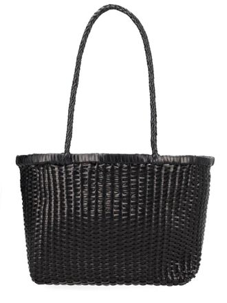 Dragon Diffusion B Weave Shoulder Bag - Black