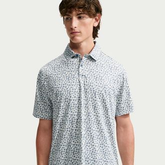 Nike Mens Velocity Dri-FIT Micro-Print Golf Polo in Grey | IO0730-069