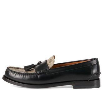 Gucci Tassel GG Loafers Black Ebony 673817-17X30-1063
