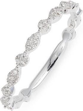 Meira T Diamond Pavé Ring in White at Nordstrom, Size 6.5