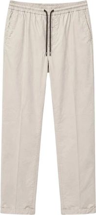 Mason's Slim-fit Pantalon - Heren - Slim Fit Broeken - Wit - XL - Leer - Broeken