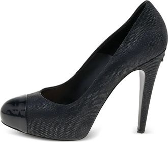 Chanel 120mm leather pumps - Black
