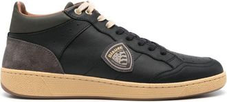 Blauer Murray01 sneakers - men - Leather/Calf Leather/Calf Suede/Fabric/Rubber/Fabric - 41 - Black