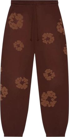 Denim Tears Mono Cotton Wreath Sweatpants Brown SS25BAS0623