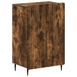 vidaXL Armario Zapatero Zwolle 59,5 X 39,5 X 91,5 Cm Roble Ahumado Vidaxl