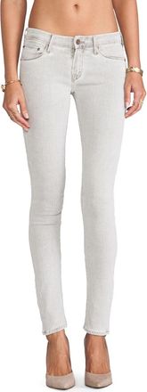 Mother The Looker Grey Skinny Jeans Size 25/63